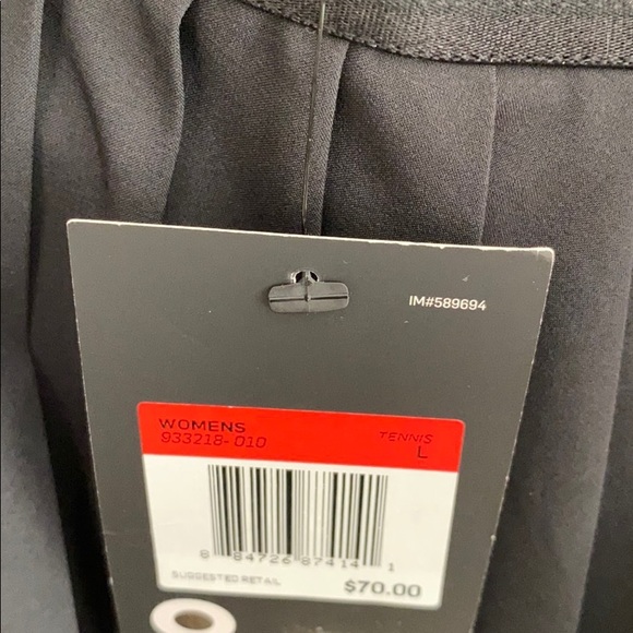 Nike Black pleated tennis skirt BNWT - Picture 5 of 16